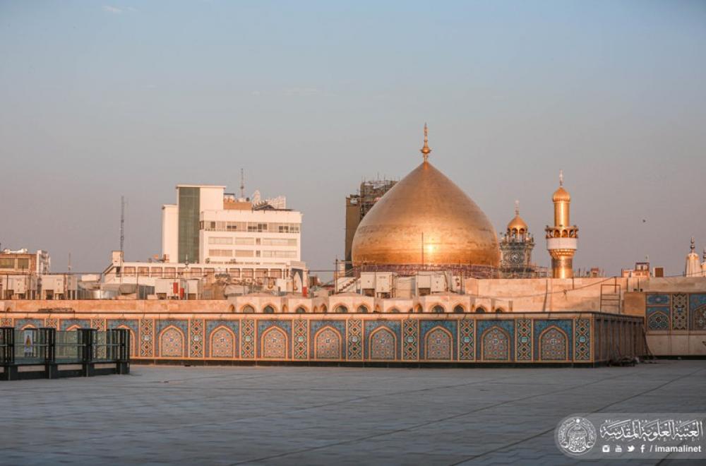 تقرير مصور حول استئناف العمل في مشروع صحن فاطمة (عليها السلام) 