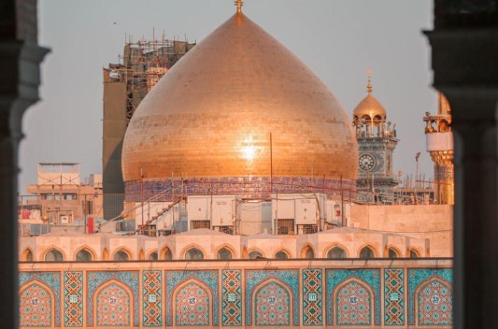 تقرير مصور حول استئناف العمل في مشروع صحن فاطمة (عليها السلام) 