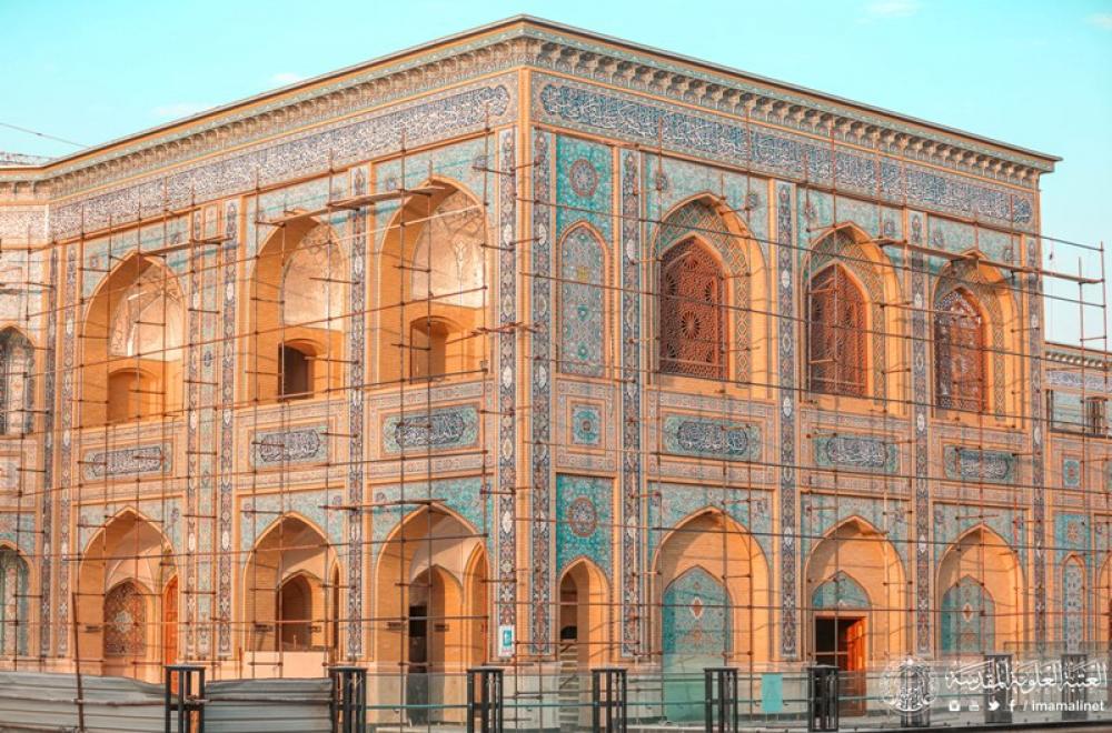 تقرير مصور حول استئناف العمل في مشروع صحن فاطمة (عليها السلام) 