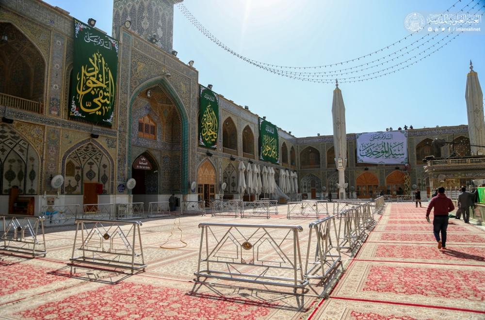 العتبة العلوية ... استعدادات واسعة لإحياء مناسبة ولادة أمير المؤمنين والإمام الجواد (عليهما السلام)