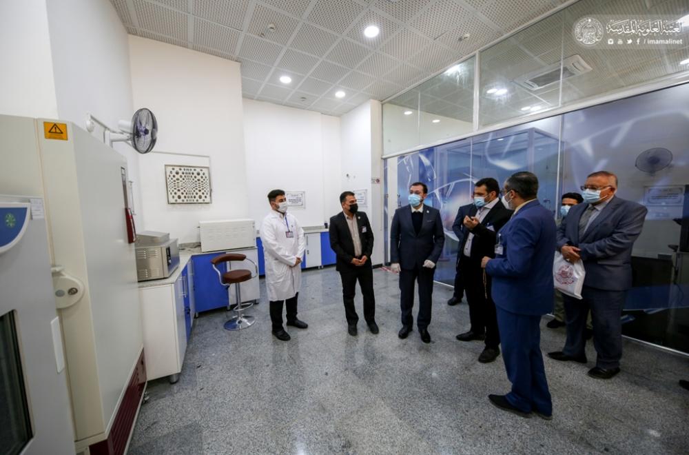 العتبة العلوية المقدسة تفتتح (مركز الأمين للأبحاث والتقانات الاحيائية المتقدمة) لخدمة الباحثين من ذوي الاختصاص 