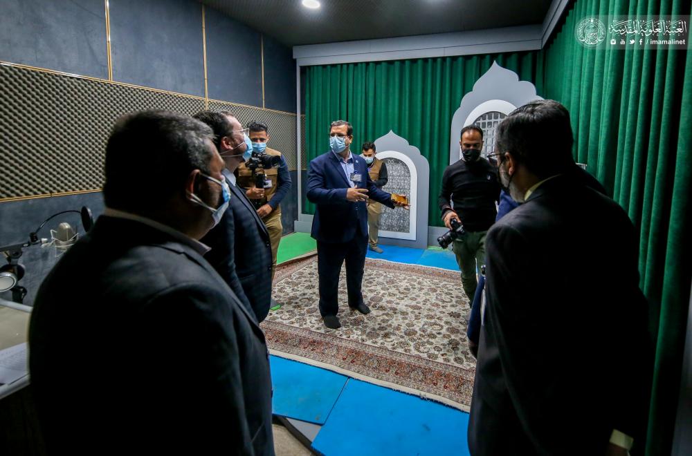 تزامناً مع الولادة الميمونة لأمير المؤمنين ع .. افتتاح المقر الجديد لإذاعة وفضائية العتبة العلوية المقدسة  