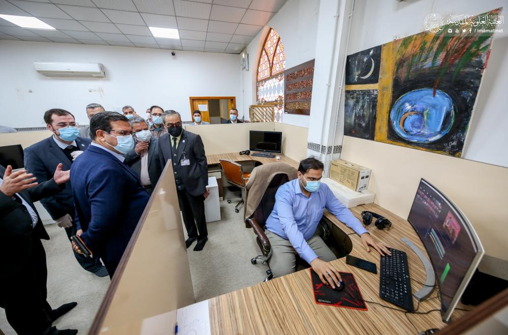 تزامناً مع الولادة الميمونة لأمير المؤمنين ع .. افتتاح المقر الجديد لإذاعة وفضائية العتبة العلوية المقدسة  