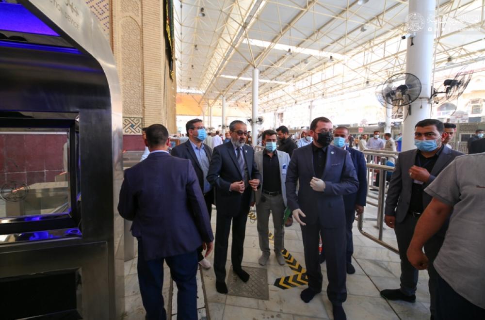 العتبة العلوية تصنع جهازاً لفحص عربات ذوي الاحتياجات الخاصة هو الأول في العتبات المقدسة