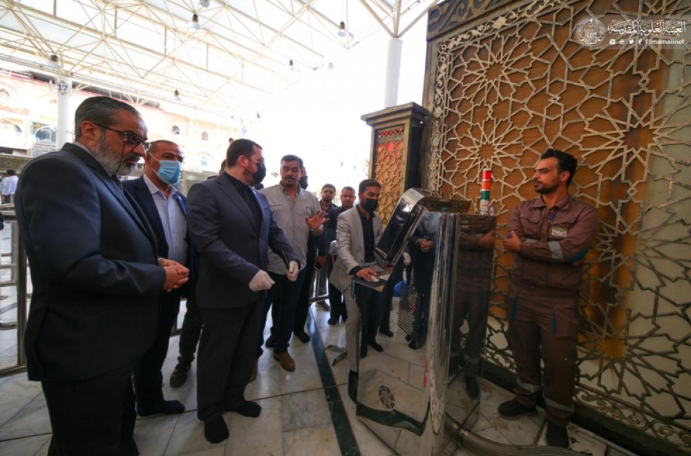 العتبة العلوية تصنع جهازاً لفحص عربات ذوي الاحتياجات الخاصة هو الأول في العتبات المقدسة