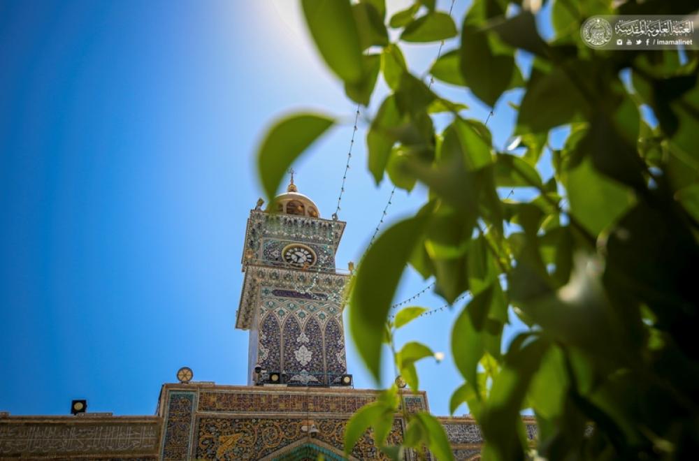 العتبة العلوية المقدسة تحتفل بنشر مظاهر الفرح والزينة ابتهاجا بزواج النورين أمير المؤمنين والسيدة فاطمة الزهراء(عليهما السلام)