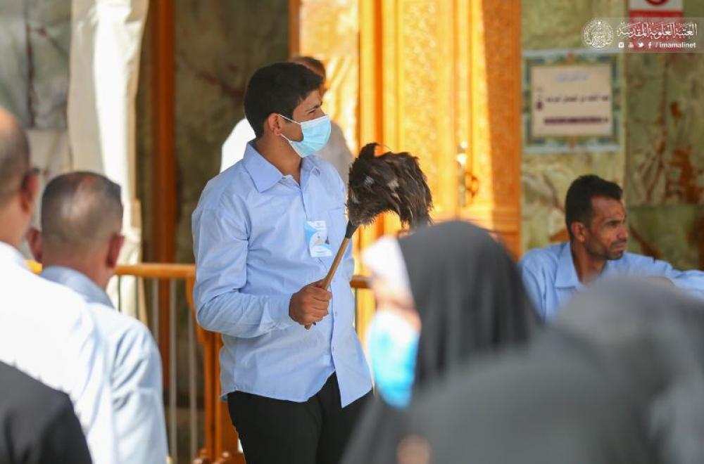 العتبة العلوية تستنفر جهود منتسبيها لخدمة الزائرين في عيد الأضحى المبارك