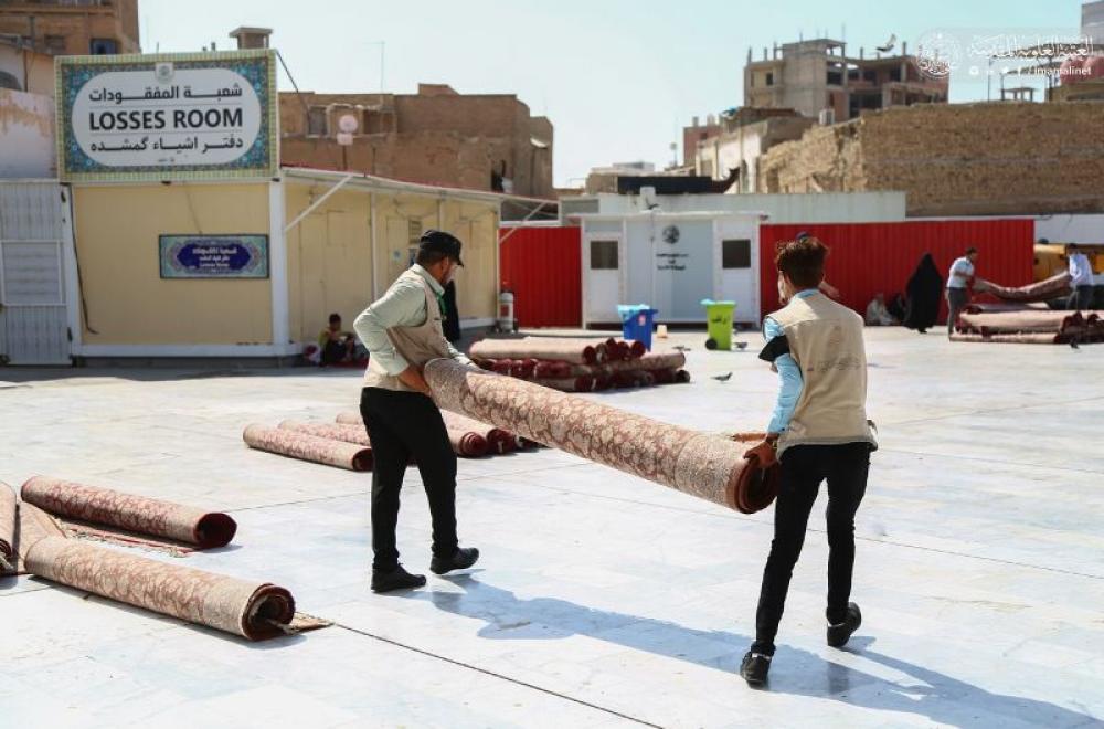 العتبة العلوية تستنفر جهود منتسبيها لخدمة الزائرين في عيد الأضحى المبارك