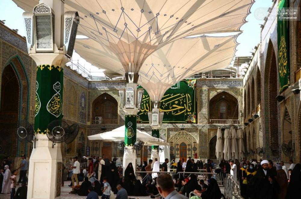 العتبة العلوية تنشر مظاهر الاحتفال بالمولد النبي الكريم(ص) وحفيده الإمام الصادق (ع) –صور- 