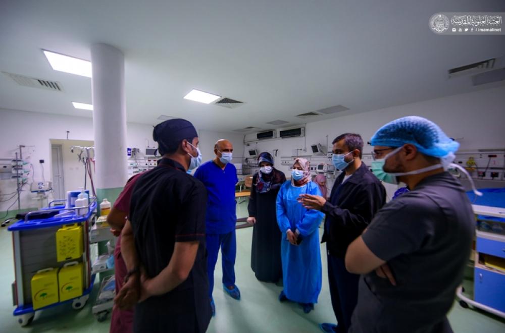 العتبة العلوية ترعى المهمة الثانية لفريق طبي باكستاني متخصص بعمليات القلب المفتوح للأطفال في النجف الأشرف