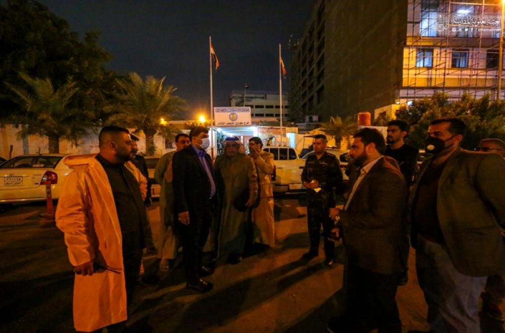 الأمانة العامة للعتبة العلوية توجه بتأهيل منظومة الصرف الصحي للمدينة القديمة 