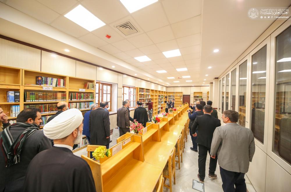 ضمن فعاليات أسبوع العفاف .. العتبة العلوية المقدسة تفتتح بناية مكتبة الروضة الحيدرية في صحن السيدة فاطمة (عليها السلام)