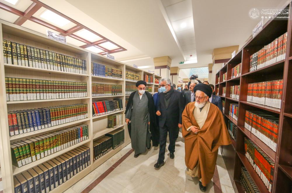 ضمن فعاليات أسبوع العفاف .. العتبة العلوية المقدسة تفتتح بناية مكتبة الروضة الحيدرية في صحن السيدة فاطمة (عليها السلام)