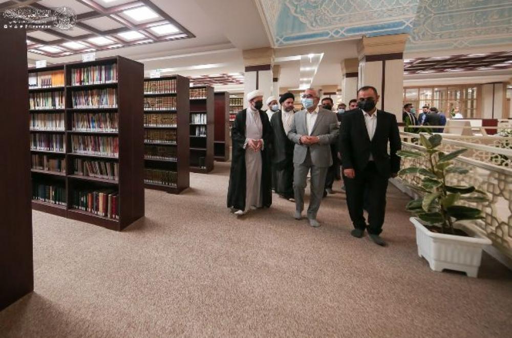 العتبة العلوية المقدسة تفتتح (مكتبة الروضة الحيدرية ) في مقرها الجديد