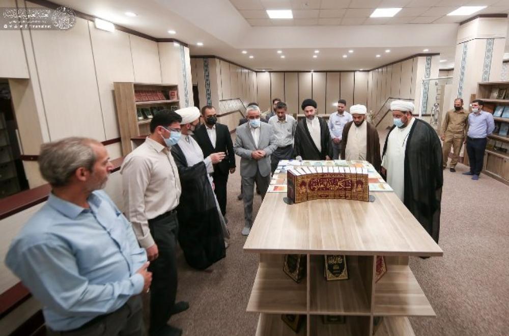 العتبة العلوية المقدسة تفتتح (مكتبة الروضة الحيدرية ) في مقرها الجديد
