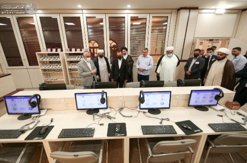 العتبة العلوية المقدسة تفتتح (مكتبة الروضة الحيدرية ) في مقرها الجديد