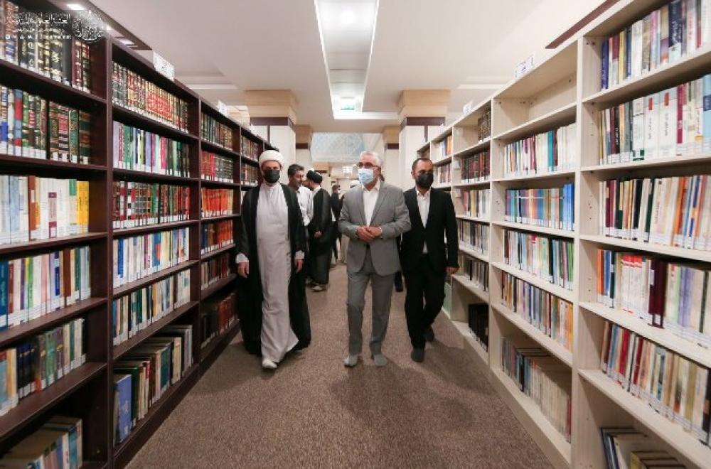 العتبة العلوية المقدسة تفتتح (مكتبة الروضة الحيدرية ) في مقرها الجديد