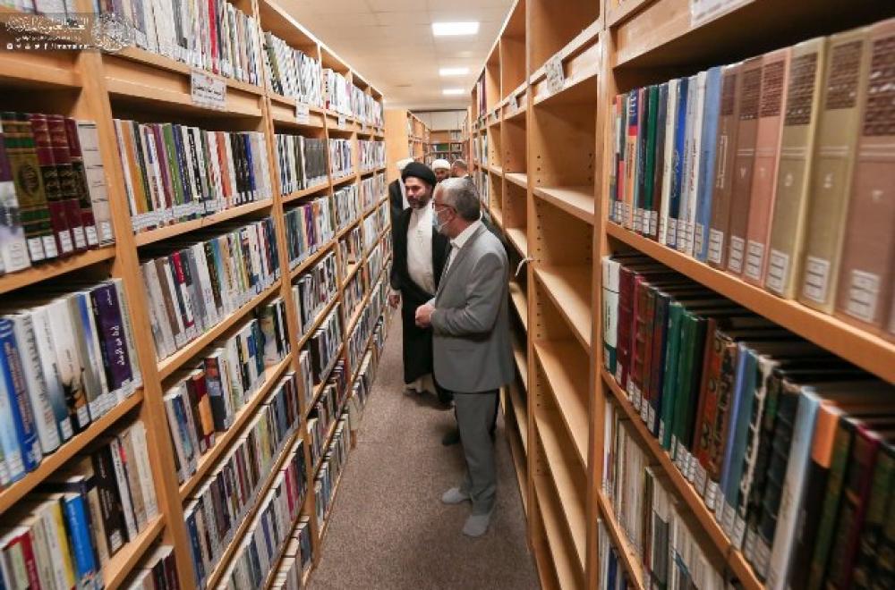 العتبة العلوية المقدسة تفتتح (مكتبة الروضة الحيدرية ) في مقرها الجديد