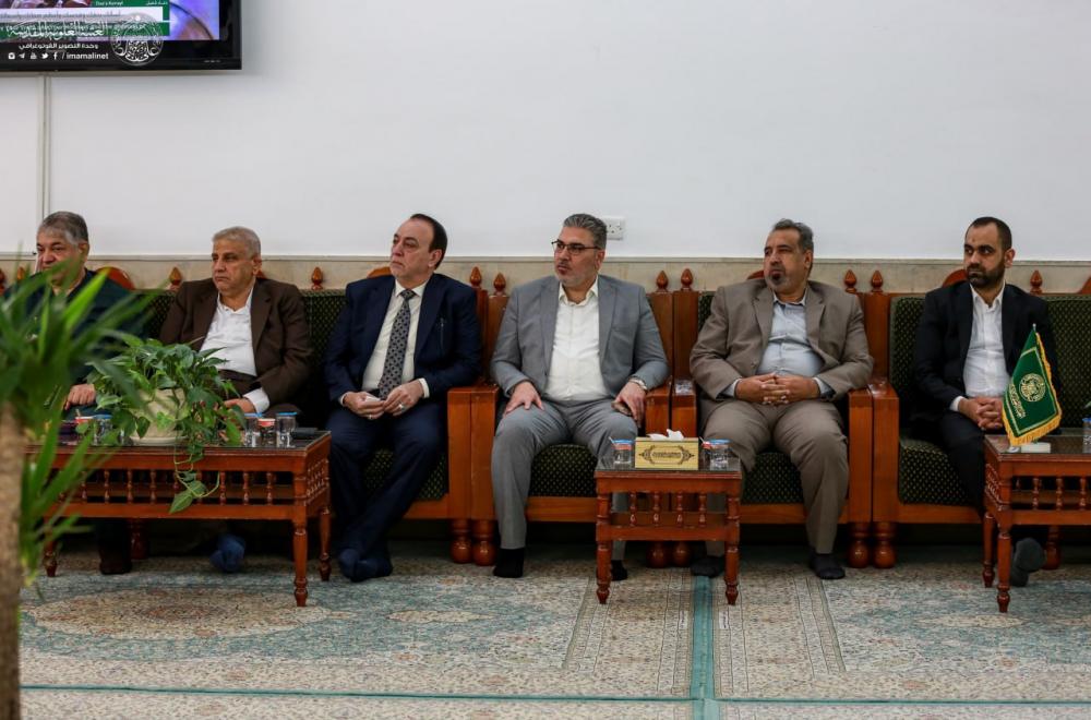 الأمين العام يستقبل المهنئين بعيد الفطر المبارك من أبناء ووجهاء النجف الأشرف