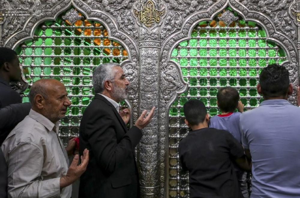 الأمين العام للعتبة العلوية المقدسة يزور العتبة الحسينية المقدسة 