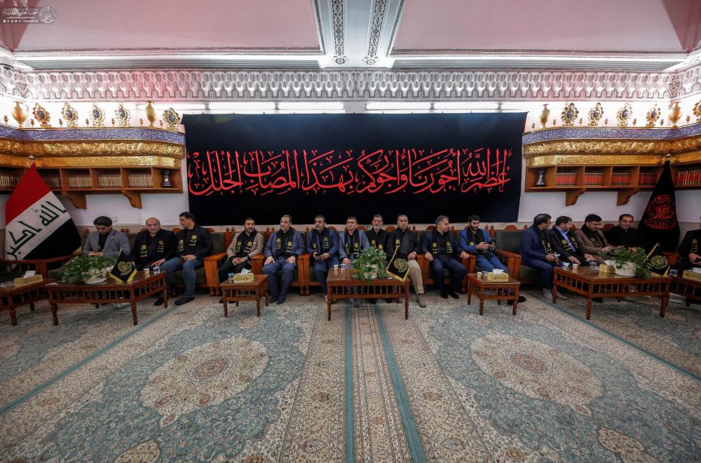 محافظ ايلام الإيرانية الدكتور حسن بهرام نيا يتشرف بزيارة العتبة العلوية المقدسة