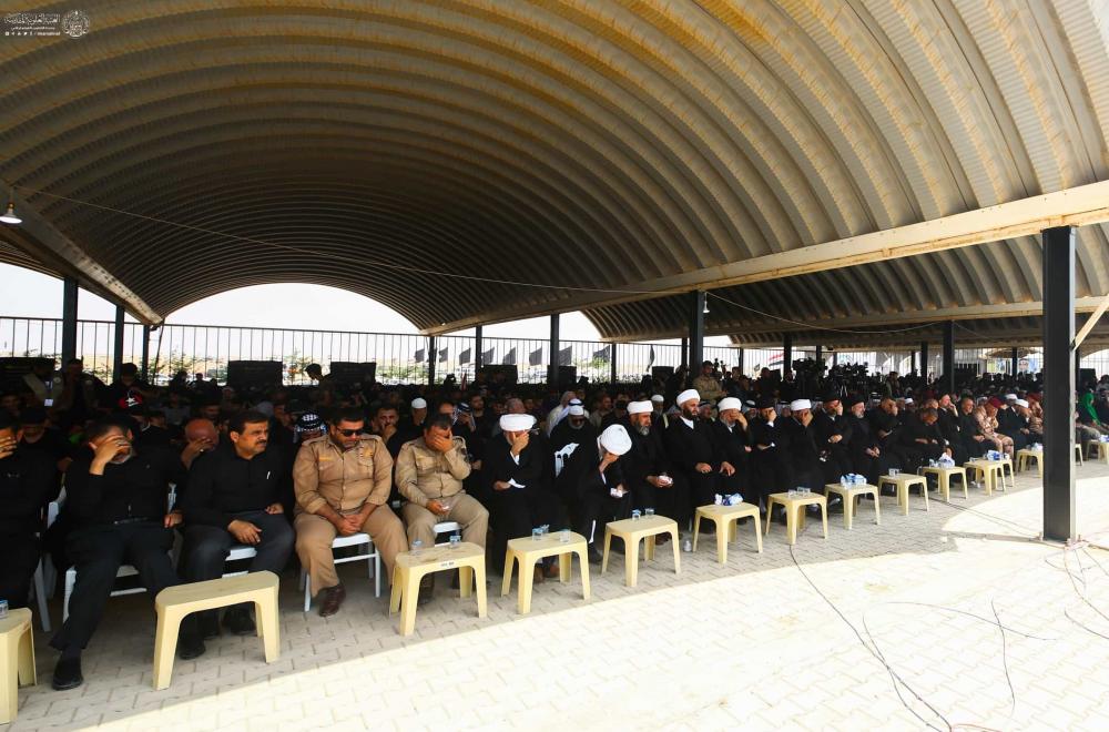 إعلام العتبة العلوية المقدسة يوثق المسيرة الأربعينية من(رأس البيشة) باتجاه كربلاء المقدسة