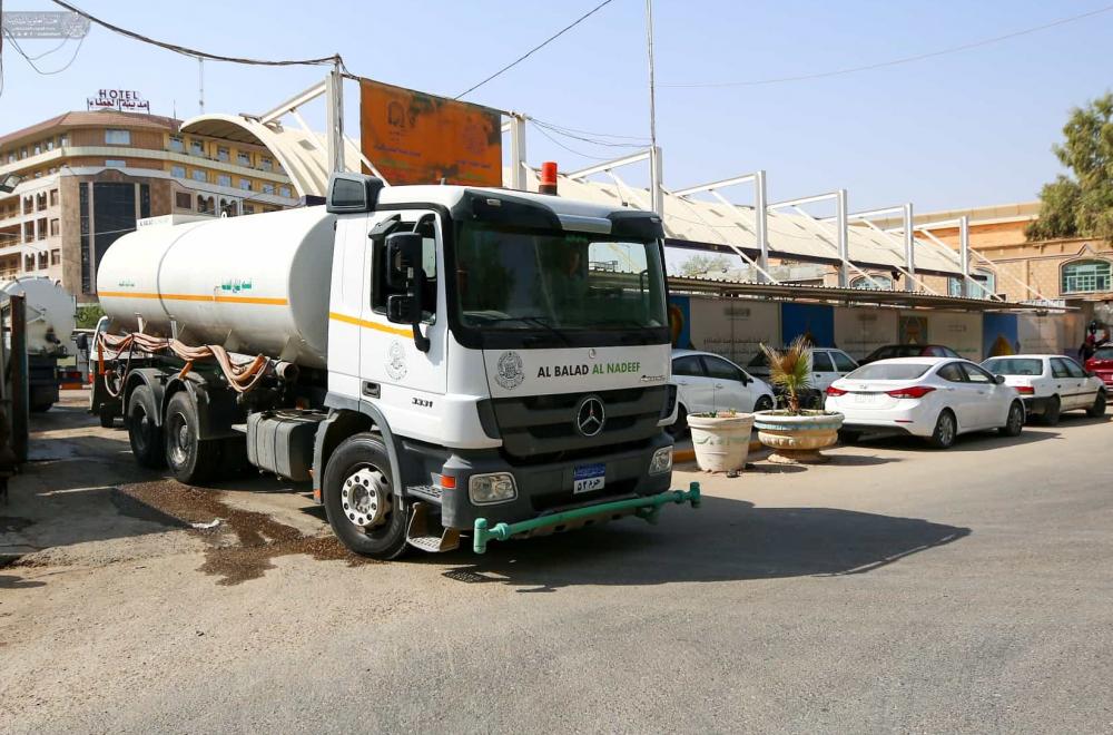 العتبة العلوية المقدسة تواصل تقديم خدماتها للزائرين العائدين من زيارة الأربعين 
