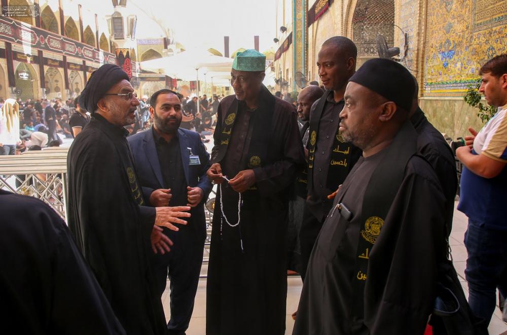قسم العلاقات في العتبة العلوية المقدسة مستمر في برامج استقبال الضيوف ودعم الخدمات لزائري الأربعين       