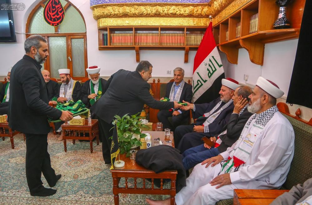 قسم العلاقات في العتبة العلوية المقدسة مستمر في برامج استقبال الضيوف ودعم الخدمات لزائري الأربعين       