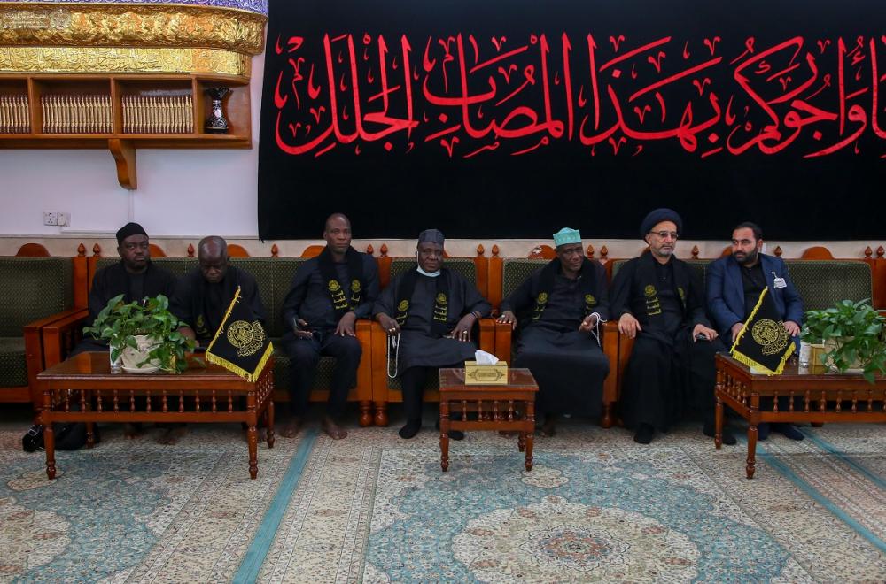 قسم العلاقات في العتبة العلوية المقدسة مستمر في برامج استقبال الضيوف ودعم الخدمات لزائري الأربعين       