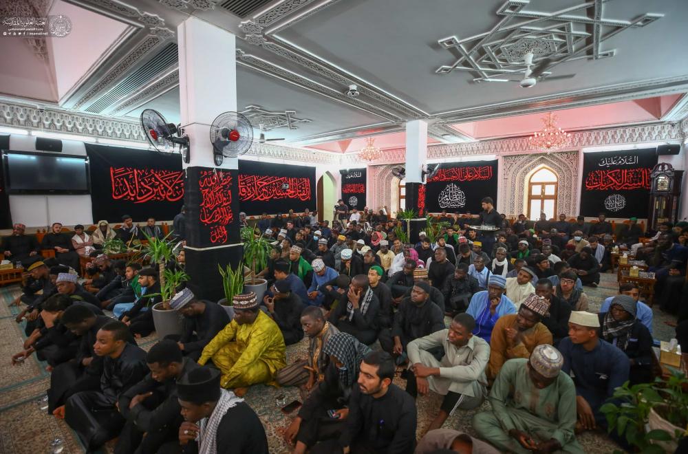 وفد من مختلف الجنسيات يقدمون العزاء لأمير المؤمنين (ع) في ذكرى رحيل النبي الأعظم محمد(ص) 