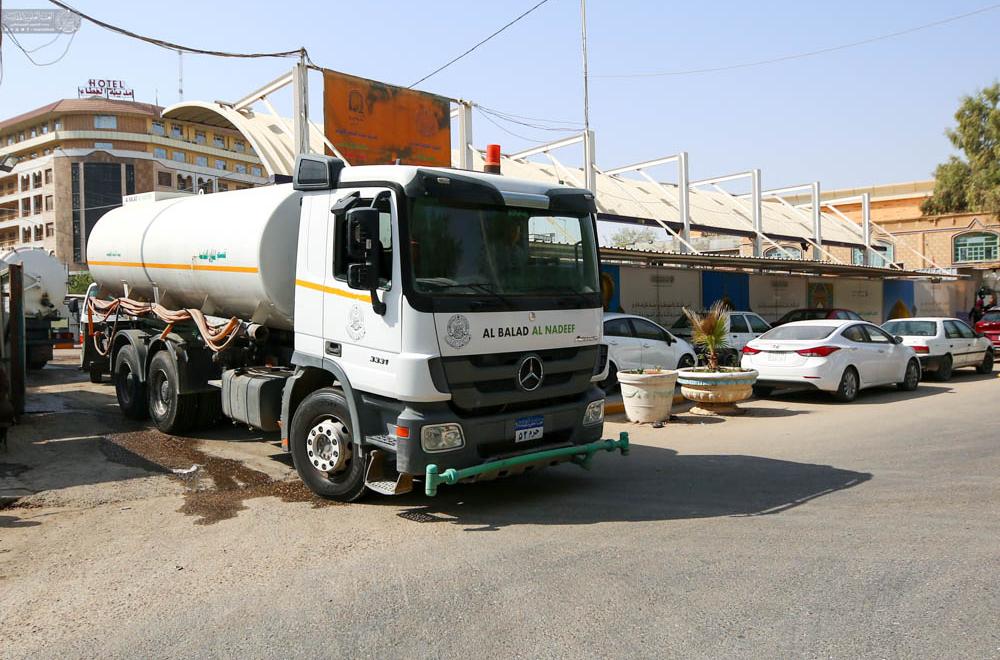 في ذكرى رحيل النبي الأعظم(ص)..قسم الآليات يستنفر جميع امكاناته لتقديم الخدمات للزائرين  