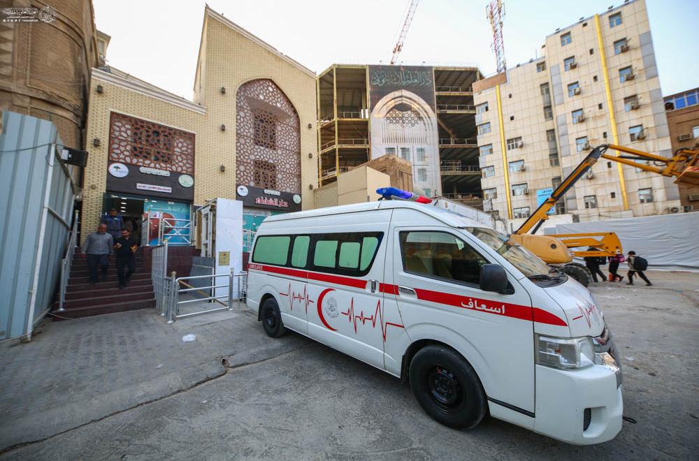 المفارز الطبية في العتبة العلوية تستنفر جهودها لخدمة الزائرين في ذكرى رحيل سيد الكائنات(ص)