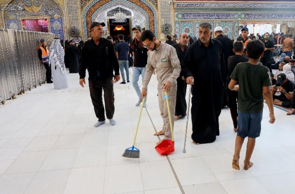 الشؤون الخدمية ينفذ خطة خاصة لخدمة الزائرين في ذكرى رحيل سيد الكائنات والرسل محمد (صلى الله عليه وآله وسلم). 