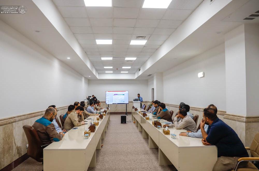 قسم الشؤون الهندسية يناقش أثر السلوك الزلزالي حول منشأ الضريح المقدس للمولى أمير المؤمنين (ع) 