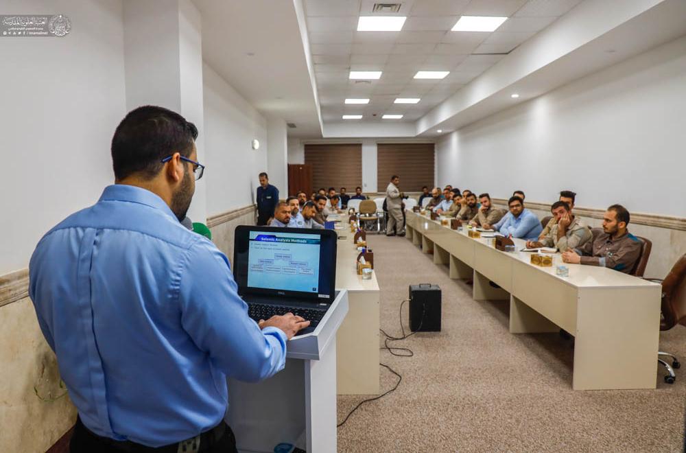 قسم الشؤون الهندسية يناقش أثر السلوك الزلزالي حول منشأ الضريح المقدس للمولى أمير المؤمنين (ع) 