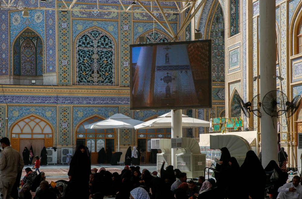 وحدة الشاشات تبذل جهودا استثنائية في إبراز مشاريع العتبة العلوية المقدسة