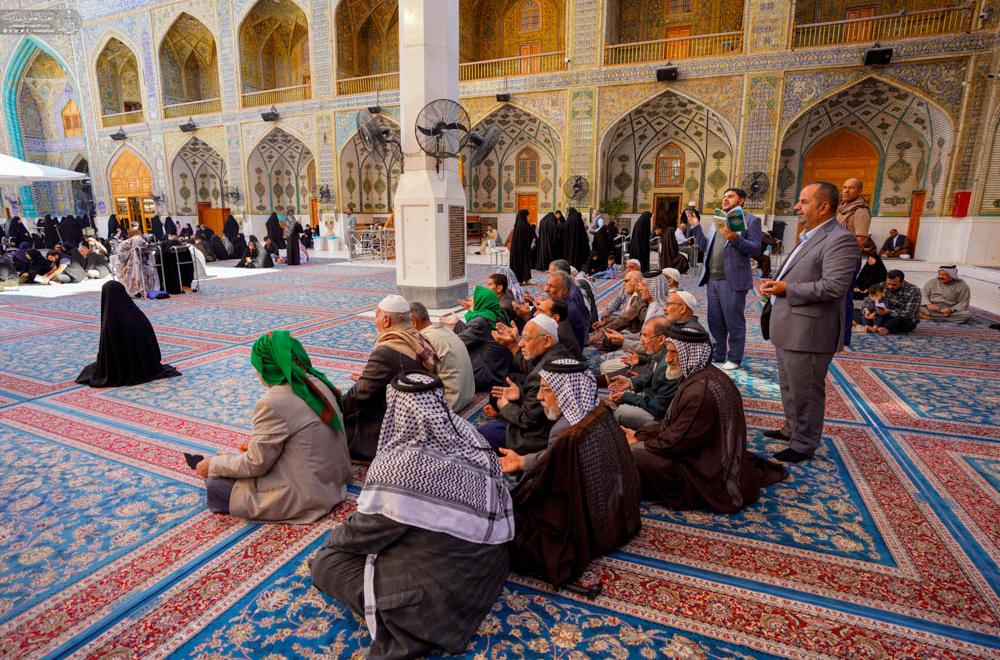 بالصور..قسم العلاقات العامة في العتبة العلوية المقدسة يستمر ببرنامج استضافة كبار السن وذوي الاحتياجات الخاصة للتشرف بزيارة المولى أمير المؤمنين(عليه السلام)