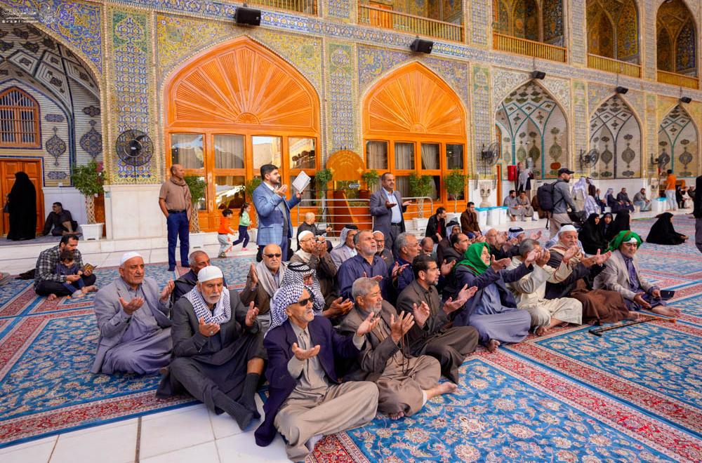 بالصور..قسم العلاقات العامة في العتبة العلوية المقدسة يستمر ببرنامج استضافة كبار السن وذوي الاحتياجات الخاصة للتشرف بزيارة المولى أمير المؤمنين(عليه السلام)