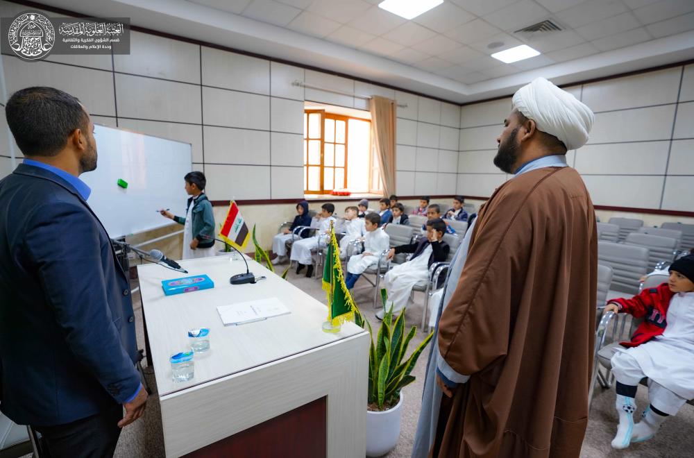 شعبة دار القرآن الكريم تقيم دورة تعليمية للبراعم من دولة باكستان المقيمين في النجف الأشرف 