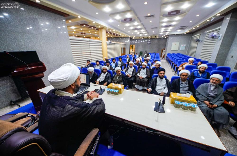 قسم الشؤون الدينية يقيم ندوة للتعريف ببرنامجه التبليغي ونشاطاته الثقافية والعقائدية لخدمة مختلف شرائح المجتمع 