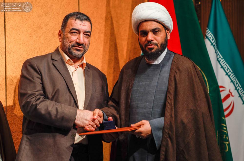 العتبة الرضوية المقدسة تشهد إقامة اللقاء التكريمي للوفود المشاركة في مؤتمر أمناء الرسل 
