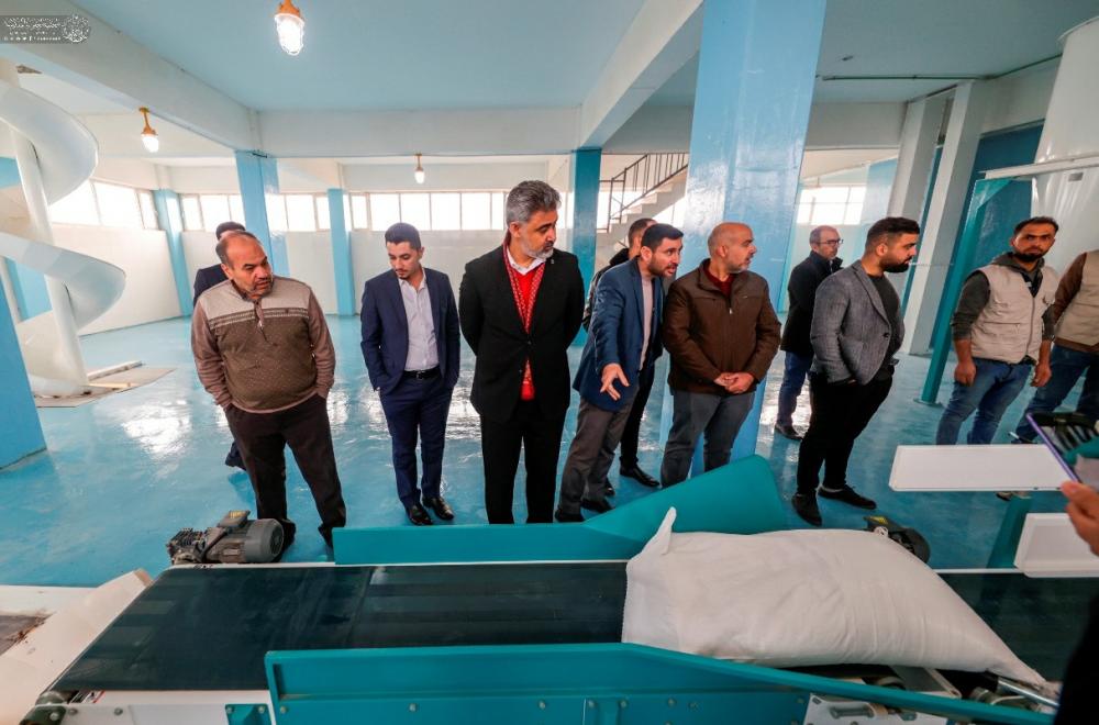 العتبة العلوية تعلن نجاح التشغيل التجريبي لمطحنة فيض القسيم 