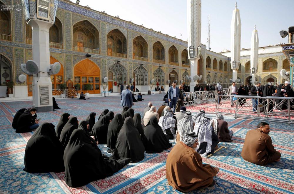 العتبة العلوية المقدسة - قسم العلاقات العامة يواصل برنامجه في خدمة كبار السن لزيارة مرقد أمير المؤمنين (عليه السلام) من مختلف أرجاء مدينة النجف الأشرف