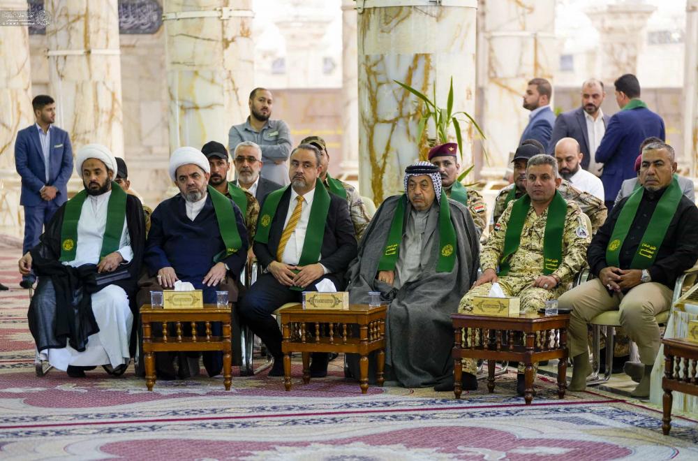 العتبة العلوية المقدسة تقيم احتفالاً بالذكرى السنوية التاسعة لفتوى الدفاع الكفائي المباركة