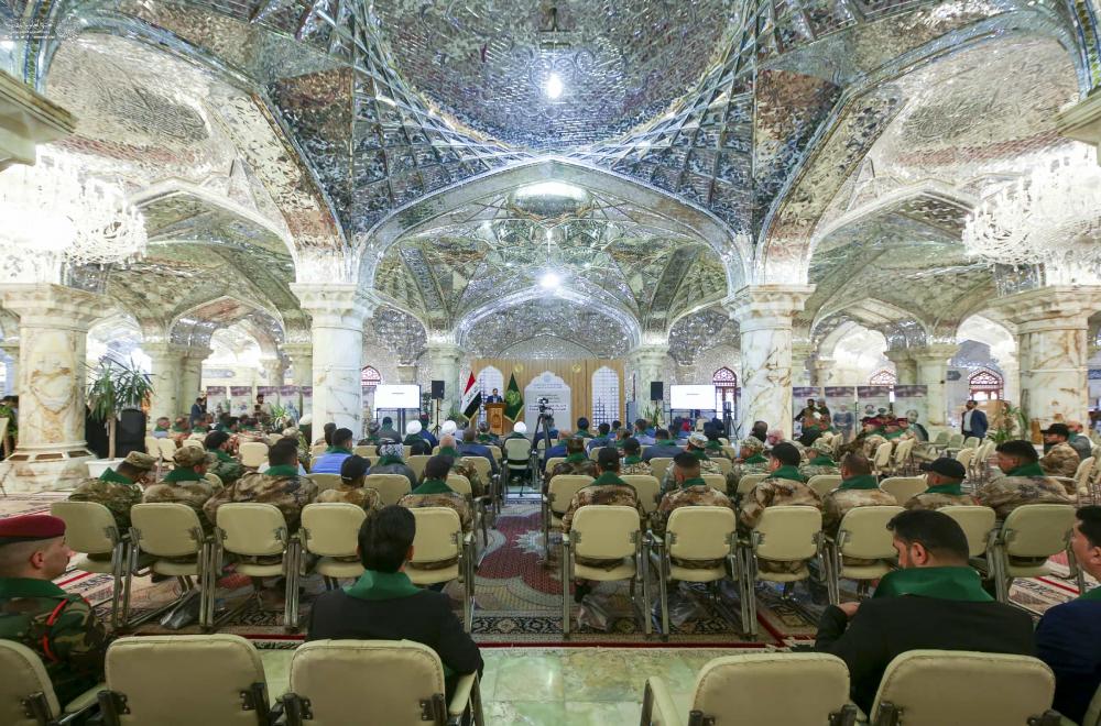 العتبة العلوية المقدسة تقيم احتفالاً بالذكرى السنوية التاسعة لفتوى الدفاع الكفائي المباركة