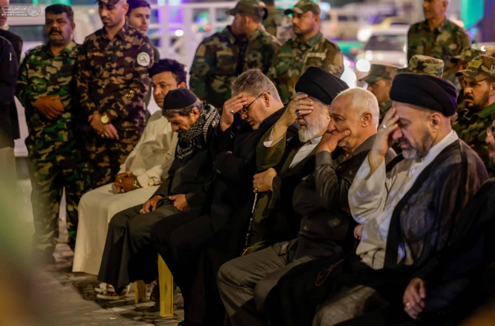 العتبة العلوية المقدسة ترفع راية الحزن والحداد بذكرى شهادة المولى أمير المؤمنين (ع) وسط مدينة النجف الأشرف