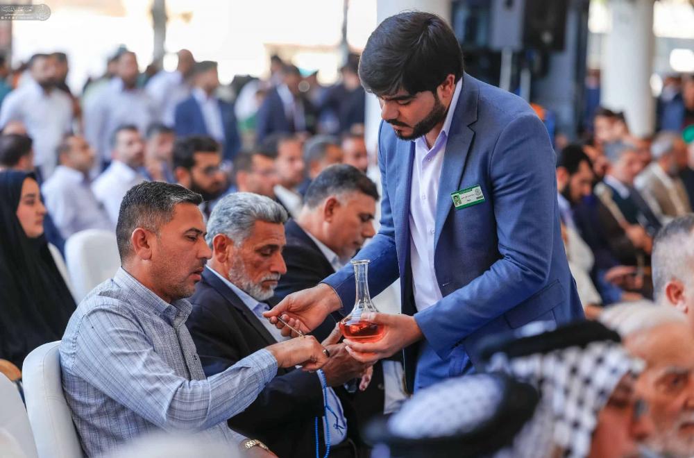 الأمانة العامة للعتبة العلوية المقدسة تزيح الستار عن مشروع باب الإمام الرضا (عليه السلام)