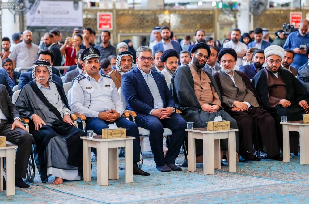 الأمانة العامة للعتبة العلوية المقدسة تزيح الستار عن مشروع باب الإمام الرضا (عليه السلام)