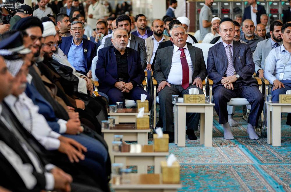 الأمانة العامة للعتبة العلوية المقدسة تزيح الستار عن مشروع باب الإمام الرضا (عليه السلام)